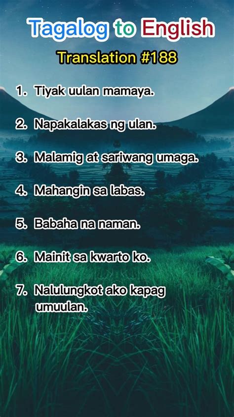 tagal in english|tagalog to english translation.